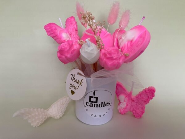 Pink flowers bouquet - Image 2