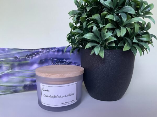 Glass jar candle (L) - Image 2