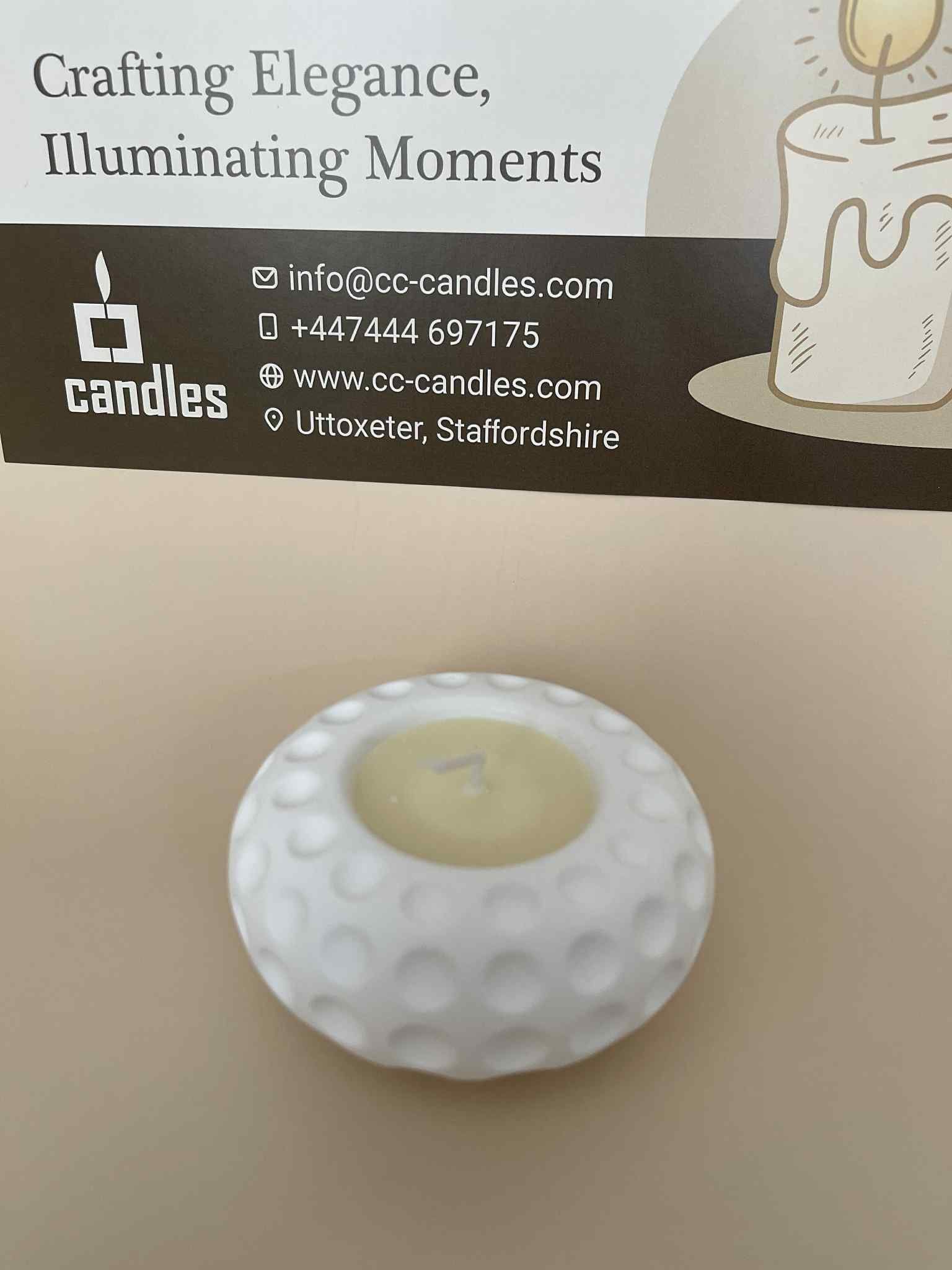 Bubble round candle