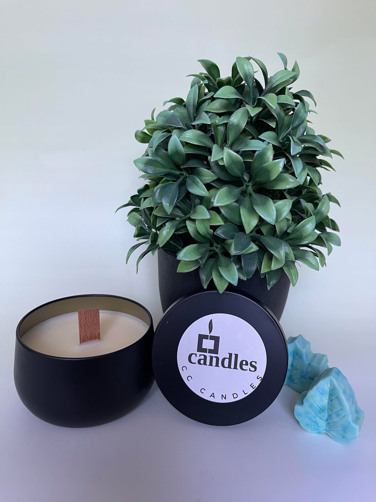 Metal jar candle (B)