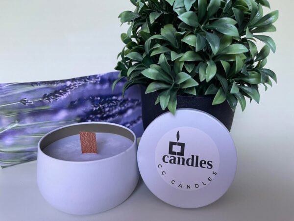 Metal jar candle (W) - Image 2