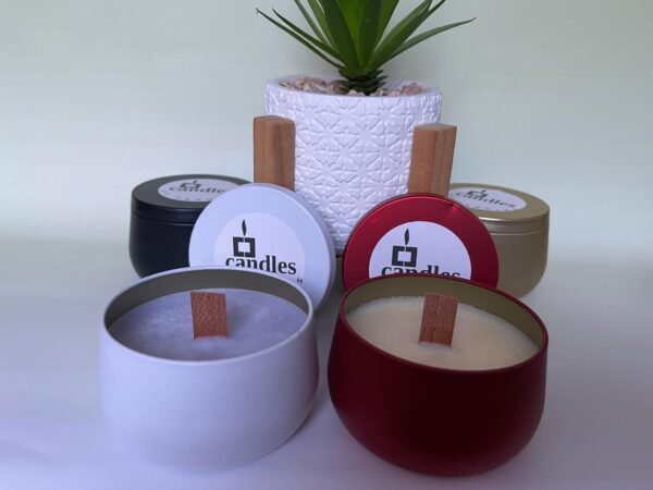 Metal jar candle (W) - Image 3