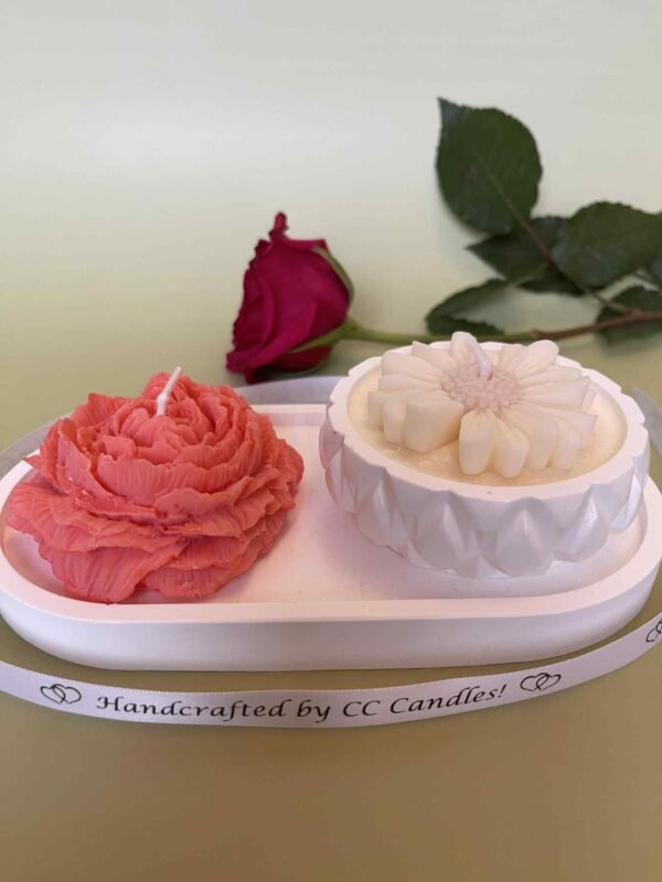2 Candles Plate