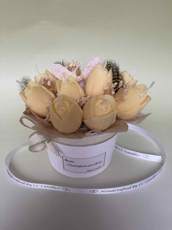 Yellow Tulip Bouquet - Image 2