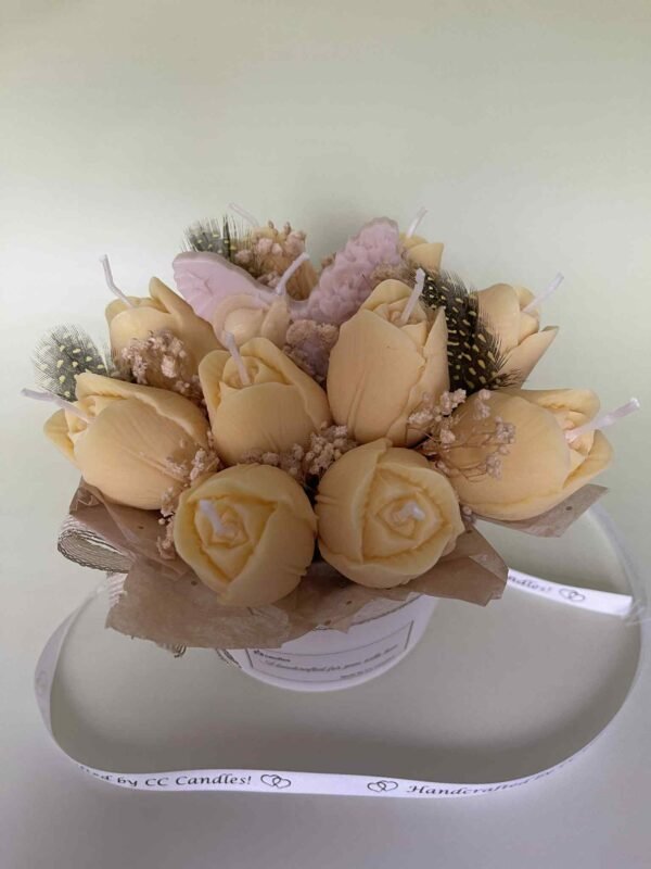 Yellow Tulip Bouquet - Image 3