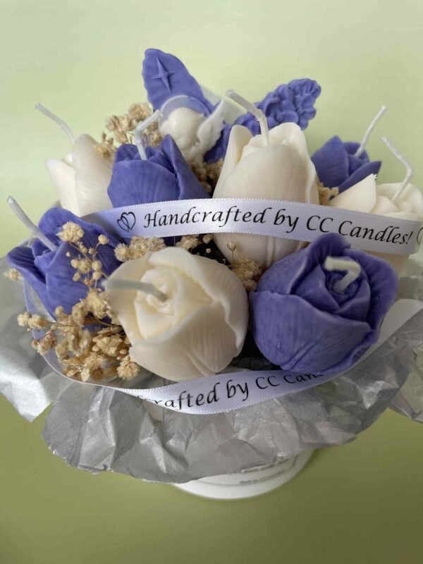 Purple-White Tulips - Image 2
